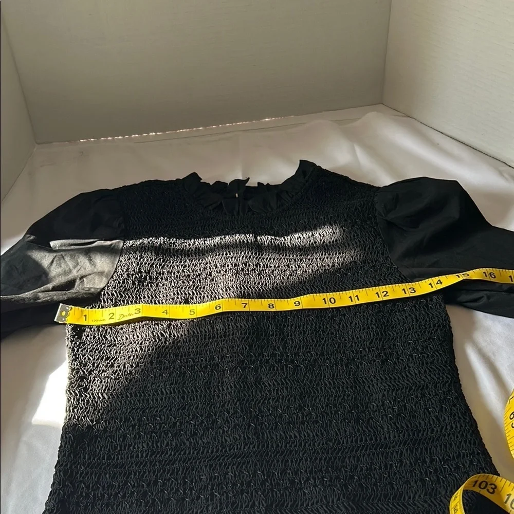 Elegant Black Long Sleeve Top